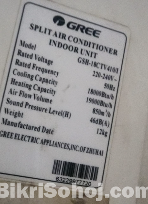 Gree 1.5 ton Inverter AC